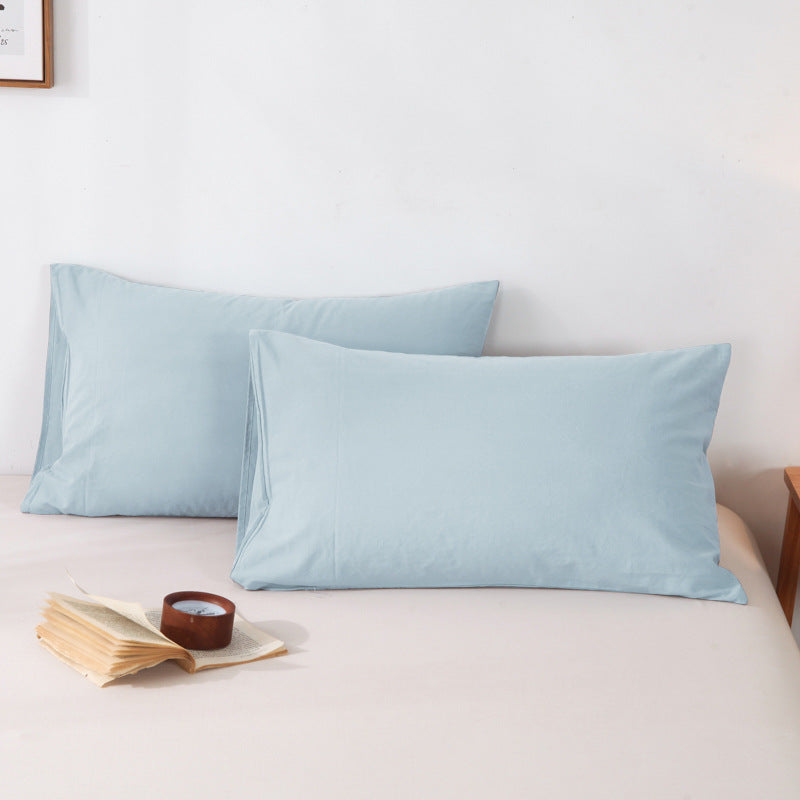 Brushed Cotton Pillowcases and Solid Color Bedding - Calm Cloud Bedding